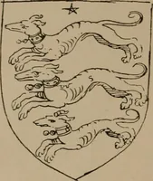An illustration from The four visitations of Berkshire made and taken by Thomas Benolte, Clarnceuc, anno 1532; by William Harvey, Clarnceux, anno 1566; by Henry Chiting, Chester herald, and John Philipott, Rouge dragon, for William Camden, Clarenceux, anno 1623; and by Elias Ashmole, Windsor herald, for Sir Edward Bysshe, Clarenceux, anno 1665-66 (1907)