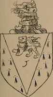 Picture 41 of 430 from The four visitations of Berkshire made and taken by Thomas Benolte, Clarnceuc, anno 1532; by William Harvey, Clarnceux, anno 1566; by Henry Chiting, Chester herald, and John Philipott, Rouge dragon, for William Camden, Clarenceux, anno 1623; and by Elias Ashmole, Windsor herald, for Sir Edward Bysshe, Clarenceux, anno 1665-66 (1907), leaf 43