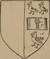 An illustration from The four visitations of Berkshire made and taken by Thomas Benolte, Clarnceuc, anno 1532; by William Harvey, Clarnceux, anno 1566; by Henry Chiting, Chester herald, and John Philipott, Rouge dragon, for William Camden, Clarenceux, anno 1623; and by Elias Ashmole, Windsor herald, for Sir Edward Bysshe, Clarenceux, anno 1665-66 (1907)