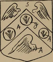 An illustration from The four visitations of Berkshire made and taken by Thomas Benolte, Clarnceuc, anno 1532; by William Harvey, Clarnceux, anno 1566; by Henry Chiting, Chester herald, and John Philipott, Rouge dragon, for William Camden, Clarenceux, anno 1623; and by Elias Ashmole, Windsor herald, for Sir Edward Bysshe, Clarenceux, anno 1665-66 (1907)