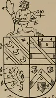 Picture 309 of 430 from The four visitations of Berkshire made and taken by Thomas Benolte, Clarnceuc, anno 1532; by William Harvey, Clarnceux, anno 1566; by Henry Chiting, Chester herald, and John Philipott, Rouge dragon, for William Camden, Clarenceux, anno 1623; and by Elias Ashmole, Windsor herald, for Sir Edward Bysshe, Clarenceux, anno 1665-66 (1907), leaf 458