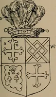 An illustration from The four visitations of Berkshire made and taken by Thomas Benolte, Clarnceuc, anno 1532; by William Harvey, Clarnceux, anno 1566; by Henry Chiting, Chester herald, and John Philipott, Rouge dragon, for William Camden, Clarenceux, anno 1623; and by Elias Ashmole, Windsor herald, for Sir Edward Bysshe, Clarenceux, anno 1665-66 (1907)