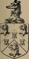 An illustration from The four visitations of Berkshire made and taken by Thomas Benolte, Clarnceuc, anno 1532; by William Harvey, Clarnceux, anno 1566; by Henry Chiting, Chester herald, and John Philipott, Rouge dragon, for William Camden, Clarenceux, anno 1623; and by Elias Ashmole, Windsor herald, for Sir Edward Bysshe, Clarenceux, anno 1665-66 (1907)