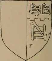 An illustration from The four visitations of Berkshire made and taken by Thomas Benolte, Clarnceuc, anno 1532; by William Harvey, Clarnceux, anno 1566; by Henry Chiting, Chester herald, and John Philipott, Rouge dragon, for William Camden, Clarenceux, anno 1623; and by Elias Ashmole, Windsor herald, for Sir Edward Bysshe, Clarenceux, anno 1665-66 (1907)
