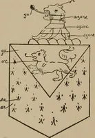 An illustration from The four visitations of Berkshire made and taken by Thomas Benolte, Clarnceuc, anno 1532; by William Harvey, Clarnceux, anno 1566; by Henry Chiting, Chester herald, and John Philipott, Rouge dragon, for William Camden, Clarenceux, anno 1623; and by Elias Ashmole, Windsor herald, for Sir Edward Bysshe, Clarenceux, anno 1665-66 (1907)