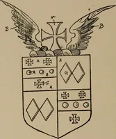 An illustration from The four visitations of Berkshire made and taken by Thomas Benolte, Clarnceuc, anno 1532; by William Harvey, Clarnceux, anno 1566; by Henry Chiting, Chester herald, and John Philipott, Rouge dragon, for William Camden, Clarenceux, anno 1623; and by Elias Ashmole, Windsor herald, for Sir Edward Bysshe, Clarenceux, anno 1665-66 (1907)