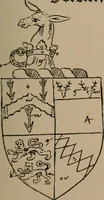 An illustration from The four visitations of Berkshire made and taken by Thomas Benolte, Clarnceuc, anno 1532; by William Harvey, Clarnceux, anno 1566; by Henry Chiting, Chester herald, and John Philipott, Rouge dragon, for William Camden, Clarenceux, anno 1623; and by Elias Ashmole, Windsor herald, for Sir Edward Bysshe, Clarenceux, anno 1665-66 (1907)