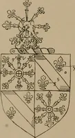An illustration from The four visitations of Berkshire made and taken by Thomas Benolte, Clarnceuc, anno 1532; by William Harvey, Clarnceux, anno 1566; by Henry Chiting, Chester herald, and John Philipott, Rouge dragon, for William Camden, Clarenceux, anno 1623; and by Elias Ashmole, Windsor herald, for Sir Edward Bysshe, Clarenceux, anno 1665-66 (1907)