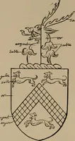 An illustration from The four visitations of Berkshire made and taken by Thomas Benolte, Clarnceuc, anno 1532; by William Harvey, Clarnceux, anno 1566; by Henry Chiting, Chester herald, and John Philipott, Rouge dragon, for William Camden, Clarenceux, anno 1623; and by Elias Ashmole, Windsor herald, for Sir Edward Bysshe, Clarenceux, anno 1665-66 (1907)