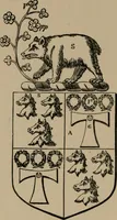 An illustration from The four visitations of Berkshire made and taken by Thomas Benolte, Clarnceuc, anno 1532; by William Harvey, Clarnceux, anno 1566; by Henry Chiting, Chester herald, and John Philipott, Rouge dragon, for William Camden, Clarenceux, anno 1623; and by Elias Ashmole, Windsor herald, for Sir Edward Bysshe, Clarenceux, anno 1665-66 (1907)