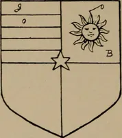 An illustration from The four visitations of Berkshire made and taken by Thomas Benolte, Clarnceuc, anno 1532; by William Harvey, Clarnceux, anno 1566; by Henry Chiting, Chester herald, and John Philipott, Rouge dragon, for William Camden, Clarenceux, anno 1623; and by Elias Ashmole, Windsor herald, for Sir Edward Bysshe, Clarenceux, anno 1665-66 (1907)