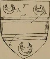 An illustration from The four visitations of Berkshire made and taken by Thomas Benolte, Clarnceuc, anno 1532; by William Harvey, Clarnceux, anno 1566; by Henry Chiting, Chester herald, and John Philipott, Rouge dragon, for William Camden, Clarenceux, anno 1623; and by Elias Ashmole, Windsor herald, for Sir Edward Bysshe, Clarenceux, anno 1665-66 (1907)