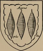 An illustration from The four visitations of Berkshire made and taken by Thomas Benolte, Clarnceuc, anno 1532; by William Harvey, Clarnceux, anno 1566; by Henry Chiting, Chester herald, and John Philipott, Rouge dragon, for William Camden, Clarenceux, anno 1623; and by Elias Ashmole, Windsor herald, for Sir Edward Bysshe, Clarenceux, anno 1665-66 (1907)