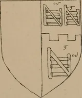 An illustration from The four visitations of Berkshire made and taken by Thomas Benolte, Clarnceuc, anno 1532; by William Harvey, Clarnceux, anno 1566; by Henry Chiting, Chester herald, and John Philipott, Rouge dragon, for William Camden, Clarenceux, anno 1623; and by Elias Ashmole, Windsor herald, for Sir Edward Bysshe, Clarenceux, anno 1665-66 (1907)