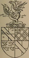 An illustration from The four visitations of Berkshire made and taken by Thomas Benolte, Clarnceuc, anno 1532; by William Harvey, Clarnceux, anno 1566; by Henry Chiting, Chester herald, and John Philipott, Rouge dragon, for William Camden, Clarenceux, anno 1623; and by Elias Ashmole, Windsor herald, for Sir Edward Bysshe, Clarenceux, anno 1665-66 (1907)