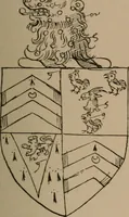 An illustration from The four visitations of Berkshire made and taken by Thomas Benolte, Clarnceuc, anno 1532; by William Harvey, Clarnceux, anno 1566; by Henry Chiting, Chester herald, and John Philipott, Rouge dragon, for William Camden, Clarenceux, anno 1623; and by Elias Ashmole, Windsor herald, for Sir Edward Bysshe, Clarenceux, anno 1665-66 (1907)