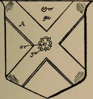 An illustration from The four visitations of Berkshire made and taken by Thomas Benolte, Clarnceuc, anno 1532; by William Harvey, Clarnceux, anno 1566; by Henry Chiting, Chester herald, and John Philipott, Rouge dragon, for William Camden, Clarenceux, anno 1623; and by Elias Ashmole, Windsor herald, for Sir Edward Bysshe, Clarenceux, anno 1665-66 (1907)