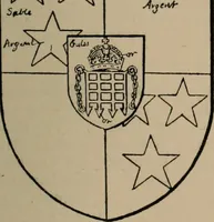 An illustration from The four visitations of Berkshire made and taken by Thomas Benolte, Clarnceuc, anno 1532; by William Harvey, Clarnceux, anno 1566; by Henry Chiting, Chester herald, and John Philipott, Rouge dragon, for William Camden, Clarenceux, anno 1623; and by Elias Ashmole, Windsor herald, for Sir Edward Bysshe, Clarenceux, anno 1665-66 (1907)