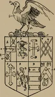 An illustration from The four visitations of Berkshire made and taken by Thomas Benolte, Clarnceuc, anno 1532; by William Harvey, Clarnceux, anno 1566; by Henry Chiting, Chester herald, and John Philipott, Rouge dragon, for William Camden, Clarenceux, anno 1623; and by Elias Ashmole, Windsor herald, for Sir Edward Bysshe, Clarenceux, anno 1665-66 (1907)