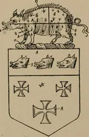 An illustration from The four visitations of Berkshire made and taken by Thomas Benolte, Clarnceuc, anno 1532; by William Harvey, Clarnceux, anno 1566; by Henry Chiting, Chester herald, and John Philipott, Rouge dragon, for William Camden, Clarenceux, anno 1623; and by Elias Ashmole, Windsor herald, for Sir Edward Bysshe, Clarenceux, anno 1665-66 (1907)