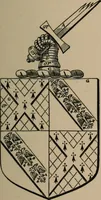 An illustration from The four visitations of Berkshire made and taken by Thomas Benolte, Clarnceuc, anno 1532; by William Harvey, Clarnceux, anno 1566; by Henry Chiting, Chester herald, and John Philipott, Rouge dragon, for William Camden, Clarenceux, anno 1623; and by Elias Ashmole, Windsor herald, for Sir Edward Bysshe, Clarenceux, anno 1665-66 (1907)