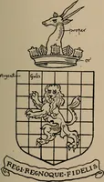 An illustration from The four visitations of Berkshire made and taken by Thomas Benolte, Clarnceuc, anno 1532; by William Harvey, Clarnceux, anno 1566; by Henry Chiting, Chester herald, and John Philipott, Rouge dragon, for William Camden, Clarenceux, anno 1623; and by Elias Ashmole, Windsor herald, for Sir Edward Bysshe, Clarenceux, anno 1665-66 (1907)