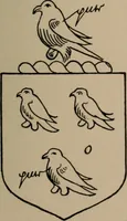 An illustration from The four visitations of Berkshire made and taken by Thomas Benolte, Clarnceuc, anno 1532; by William Harvey, Clarnceux, anno 1566; by Henry Chiting, Chester herald, and John Philipott, Rouge dragon, for William Camden, Clarenceux, anno 1623; and by Elias Ashmole, Windsor herald, for Sir Edward Bysshe, Clarenceux, anno 1665-66 (1907)