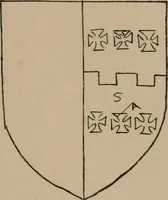 An illustration from The four visitations of Berkshire made and taken by Thomas Benolte, Clarnceuc, anno 1532; by William Harvey, Clarnceux, anno 1566; by Henry Chiting, Chester herald, and John Philipott, Rouge dragon, for William Camden, Clarenceux, anno 1623; and by Elias Ashmole, Windsor herald, for Sir Edward Bysshe, Clarenceux, anno 1665-66 (1907)