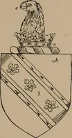 An illustration from The four visitations of Berkshire made and taken by Thomas Benolte, Clarnceuc, anno 1532; by William Harvey, Clarnceux, anno 1566; by Henry Chiting, Chester herald, and John Philipott, Rouge dragon, for William Camden, Clarenceux, anno 1623; and by Elias Ashmole, Windsor herald, for Sir Edward Bysshe, Clarenceux, anno 1665-66 (1907)