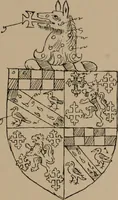 An illustration from The four visitations of Berkshire made and taken by Thomas Benolte, Clarnceuc, anno 1532; by William Harvey, Clarnceux, anno 1566; by Henry Chiting, Chester herald, and John Philipott, Rouge dragon, for William Camden, Clarenceux, anno 1623; and by Elias Ashmole, Windsor herald, for Sir Edward Bysshe, Clarenceux, anno 1665-66 (1907)