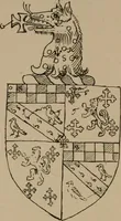 An illustration from The four visitations of Berkshire made and taken by Thomas Benolte, Clarnceuc, anno 1532; by William Harvey, Clarnceux, anno 1566; by Henry Chiting, Chester herald, and John Philipott, Rouge dragon, for William Camden, Clarenceux, anno 1623; and by Elias Ashmole, Windsor herald, for Sir Edward Bysshe, Clarenceux, anno 1665-66 (1907)