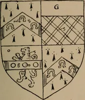 An illustration from The four visitations of Berkshire made and taken by Thomas Benolte, Clarnceuc, anno 1532; by William Harvey, Clarnceux, anno 1566; by Henry Chiting, Chester herald, and John Philipott, Rouge dragon, for William Camden, Clarenceux, anno 1623; and by Elias Ashmole, Windsor herald, for Sir Edward Bysshe, Clarenceux, anno 1665-66 (1907)