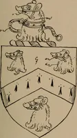 An illustration from The four visitations of Berkshire made and taken by Thomas Benolte, Clarnceuc, anno 1532; by William Harvey, Clarnceux, anno 1566; by Henry Chiting, Chester herald, and John Philipott, Rouge dragon, for William Camden, Clarenceux, anno 1623; and by Elias Ashmole, Windsor herald, for Sir Edward Bysshe, Clarenceux, anno 1665-66 (1907)