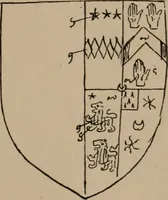 An illustration from The four visitations of Berkshire made and taken by Thomas Benolte, Clarnceuc, anno 1532; by William Harvey, Clarnceux, anno 1566; by Henry Chiting, Chester herald, and John Philipott, Rouge dragon, for William Camden, Clarenceux, anno 1623; and by Elias Ashmole, Windsor herald, for Sir Edward Bysshe, Clarenceux, anno 1665-66 (1907)
