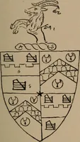 An illustration from The four visitations of Berkshire made and taken by Thomas Benolte, Clarnceuc, anno 1532; by William Harvey, Clarnceux, anno 1566; by Henry Chiting, Chester herald, and John Philipott, Rouge dragon, for William Camden, Clarenceux, anno 1623; and by Elias Ashmole, Windsor herald, for Sir Edward Bysshe, Clarenceux, anno 1665-66 (1907)