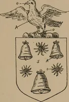An illustration from The four visitations of Berkshire made and taken by Thomas Benolte, Clarnceuc, anno 1532; by William Harvey, Clarnceux, anno 1566; by Henry Chiting, Chester herald, and John Philipott, Rouge dragon, for William Camden, Clarenceux, anno 1623; and by Elias Ashmole, Windsor herald, for Sir Edward Bysshe, Clarenceux, anno 1665-66 (1907)