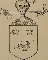 An illustration from The four visitations of Berkshire made and taken by Thomas Benolte, Clarnceuc, anno 1532; by William Harvey, Clarnceux, anno 1566; by Henry Chiting, Chester herald, and John Philipott, Rouge dragon, for William Camden, Clarenceux, anno 1623; and by Elias Ashmole, Windsor herald, for Sir Edward Bysshe, Clarenceux, anno 1665-66 (1907)