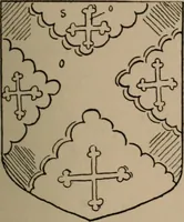 An illustration from The four visitations of Berkshire made and taken by Thomas Benolte, Clarnceuc, anno 1532; by William Harvey, Clarnceux, anno 1566; by Henry Chiting, Chester herald, and John Philipott, Rouge dragon, for William Camden, Clarenceux, anno 1623; and by Elias Ashmole, Windsor herald, for Sir Edward Bysshe, Clarenceux, anno 1665-66 (1907)