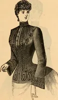 An illustration from Fox and Kelly's fashion catalogue illustrated : fall and winter 1888-9. (1888)