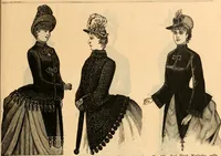 An illustration from Fox and Kelly's fashion catalogue illustrated : fall and winter 1888-9. (1888)