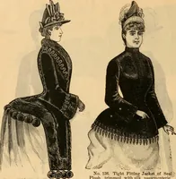 Picture 13 of 48 from Fox and Kelly's fashion catalogue illustrated : fall and winter 1888-9. (1888), leaf 13