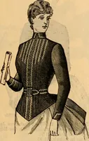An illustration from Fox and Kelly's fashion catalogue illustrated : fall and winter 1888-9. (1888)