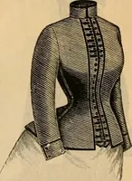 An illustration from Fox and Kelly's fashion catalogue illustrated : fall and winter 1888-9. (1888)