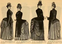 An illustration from Fox and Kelly's fashion catalogue illustrated : fall and winter 1888-9. (1888)