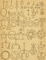 An illustration from Francis Bacon and his secret society. An attempt to collect and unite the lost links of a long and strong chain (1891)