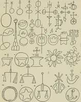 An illustration from Francis Bacon and his secret society. An attempt to collect and unite the lost links of a long and strong chain (1891)
