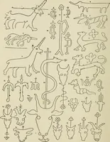 An illustration from Francis Bacon and his secret society. An attempt to collect and unite the lost links of a long and strong chain (1891)