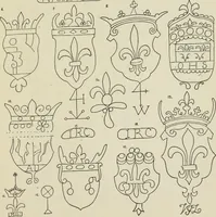 An illustration from Francis Bacon and his secret society. An attempt to collect and unite the lost links of a long and strong chain (1891)