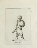 Picture 18 of 88 from Francisci Ficoronii Reg. Lond. Acad. socii dissertatio de larvis scenicis et figuris comicis antiquorum Romanorum, et ex Italica in Latinam linguam versa (1754), leaf 172
