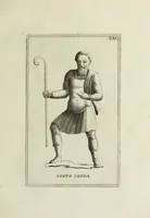 Picture 22 of 88 from Francisci Ficoronii Reg. Lond. Acad. socii dissertatio de larvis scenicis et figuris comicis antiquorum Romanorum, et ex Italica in Latinam linguam versa (1754), leaf 182